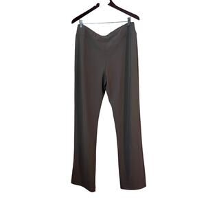 Boston Proper Beyond Travel Classic Straight Leg High Waist Pant Stone Beige L